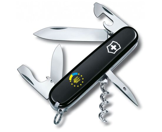 Нож Victorinox Spartan Ukraine Black "Україна ЄС" (1.3603.3_T1130u)