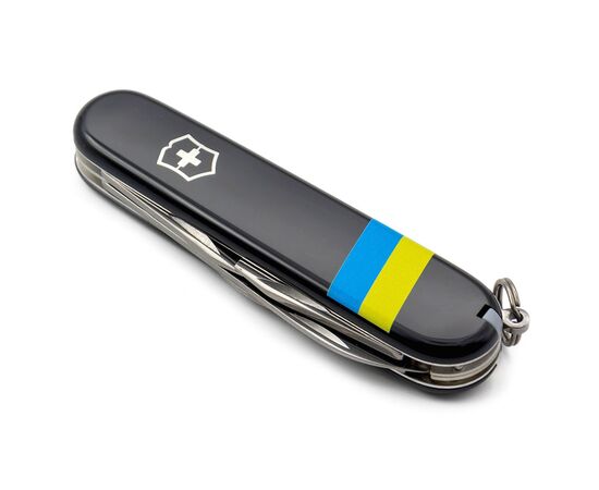 Ніж Victorinox Spartan Ukraine Black "Прапор України" (1.3603.3_T1100u), зображення 6 Ніж Victorinox Spartan Ukraine Black "Прапор України" (1.3603.3_T1100u), зображення 6