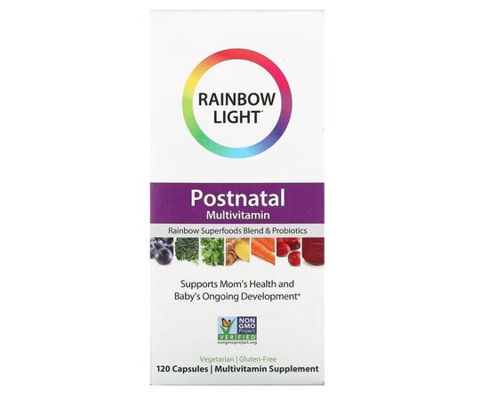 Мультивітамін Rainbow Light Мультивітаміни для Жінок у Післяродовий Період, Postnatal (RLT-78161)