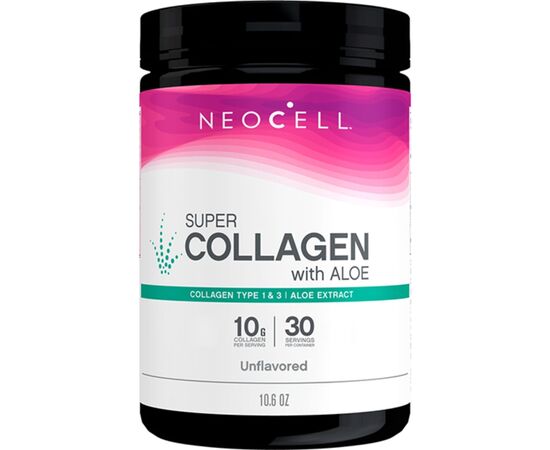 Витаминно-минеральный комплекс Neocell Супер коллаген с алоэ, Тип 1&3, Super Collagen Powder With Aloe, NeoCell, 284 (NEL-13272)