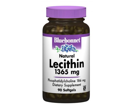 Витаминно-минеральный комплекс Bluebonnet Nutrition Натуральный Лецитин 1365мг, 90 желатиновых капсул (BLB0924)