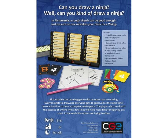 Настольная игра Czech Games Edition Pictomania (Second Edition) (CGE00047), изображение 3