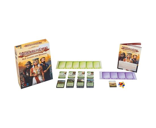 Настольная игра Czech Games Edition Through The Ages: New Leaders and Wonders, дополнение (CGE00057), изображение 3 Настольная игра Czech Games Edition Through The Ages: New Leaders and Wonders, дополнение (CGE00057), изображение 3