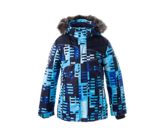 Куртка Huppa NORTONY 1 17440130 синий с принтом/тёмно-синий 134 (4741468964560), изображение 2