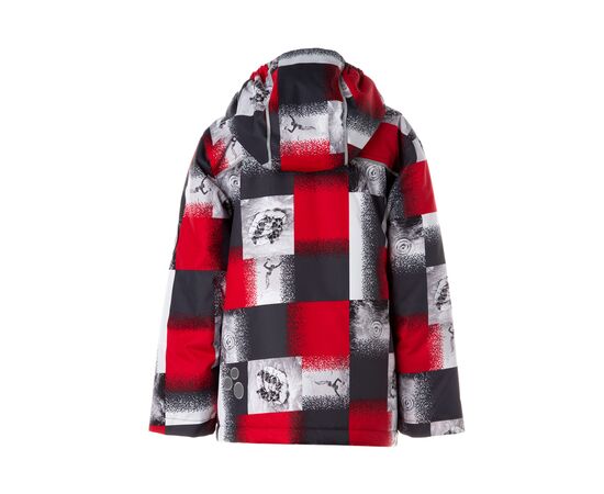 Куртка Huppa TERREL 18150010 червоний принт 116 (4741632075634), зображення 2
