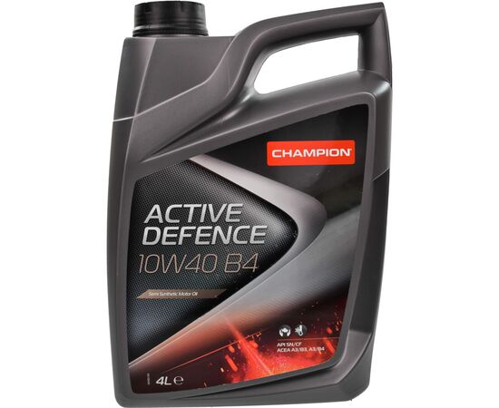 Моторное масло Champion ACTIVE DEFENCE 10W40 B4 4л (8204111)