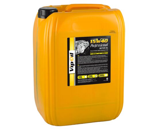 Моторное масло VIPOIL Professional 15W-40 SG/CD, 20л (0162846)