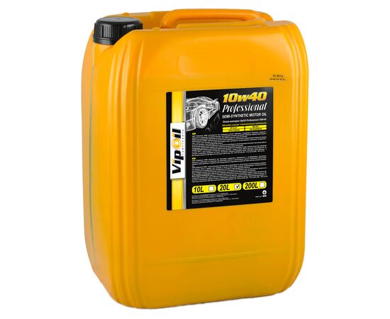 Моторное масло VIPOIL Professional TDI 10W-40 CI-4/SL, 20л (0162841)