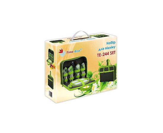 Набір для пікніка Time Eco TE-244 Set 4 Green (6216028114207_1), зображення 6 Набір для пікніка Time Eco TE-244 Set 4 Green (6216028114207_1), зображення 6
