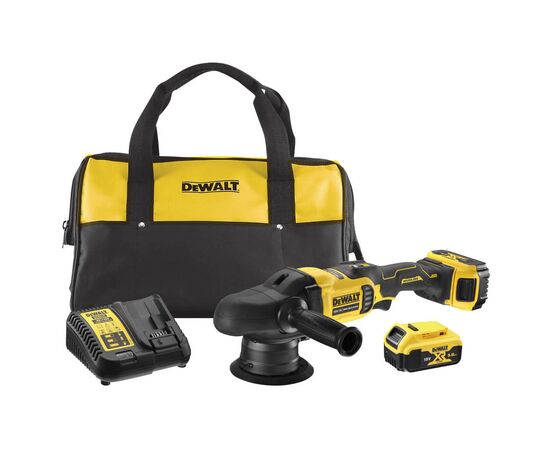 Шлифовальная машина DeWALT полировальная 18В XR Li-Ion, 2x5Ah, кейс TSTAK (DCM848P2), изображение 3 Шлифовальная машина DeWALT полировальная 18В XR Li-Ion, 2x5Ah, кейс TSTAK (DCM848P2), изображение 3