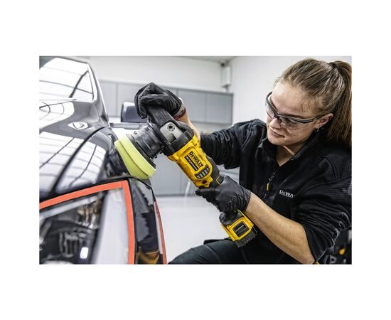 Шлифовальная машина DeWALT полировальная 18В XR Li-Ion, 2x5Ah, кейс TSTAK (DCM848P2), изображение 5 Шлифовальная машина DeWALT полировальная 18В XR Li-Ion, 2x5Ah, кейс TSTAK (DCM848P2), изображение 5