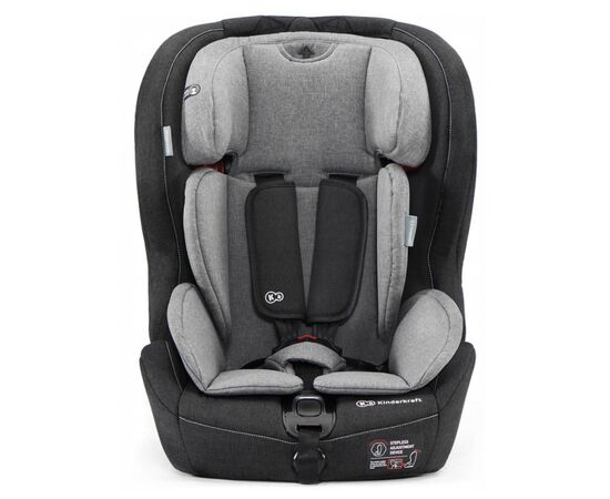 Автокресло Kinderkraft Safety Fix Black/Gray (KKFSAFEBLGR000) (5902533909643), изображение 2 Автокресло Kinderkraft Safety Fix Black/Gray (KKFSAFEBLGR000) (5902533909643), изображение 2