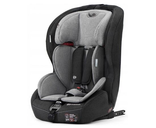 Автокресло Kinderkraft Safety Fix Black/Gray (KKFSAFEBLGR000) (5902533909643)