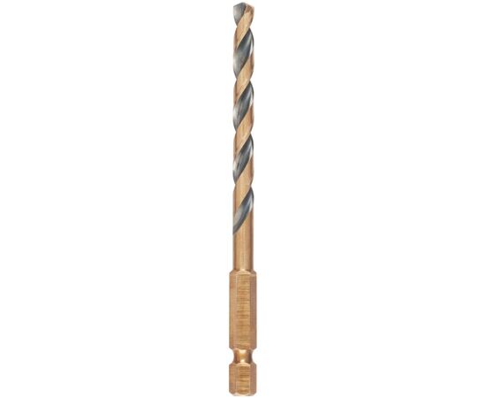 Сверло DeWALT по металлу EXTREME IMPACT Black & Gold, HSS-G, 5,5 х 98 х 59 мм, 1 шт. (DT20607), изображение 3 Сверло DeWALT по металлу EXTREME IMPACT Black & Gold, HSS-G, 5,5 х 98 х 59 мм, 1 шт. (DT20607), изображение 3