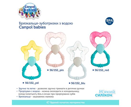 Прорезыватель Canpol Babies Волшебная палочка Желтое (56/152_yel), изображение 4 Прорезыватель Canpol Babies Волшебная палочка Желтое (56/152_yel), изображение 4