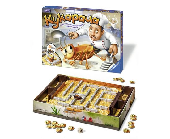 Настільна гра Ravensburger Кукарача (Kakerlakak, La Cucaracha) (22257), зображення 4 Настільна гра Ravensburger Кукарача (Kakerlakak, La Cucaracha) (22257), зображення 4