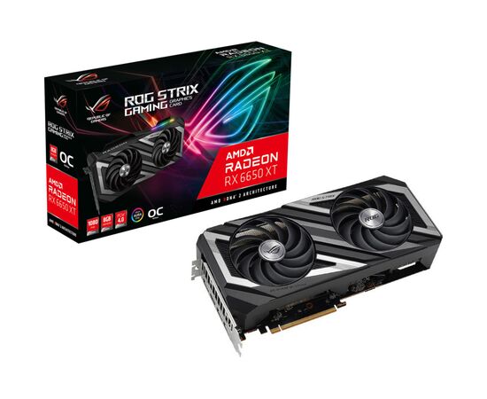 Видеокарта ASUS Radeon RX 6650 XT 8Gb ROG STRIX OC GAMING (ROG-STRIX-RX6650XT-O8G-V2-GAMING)