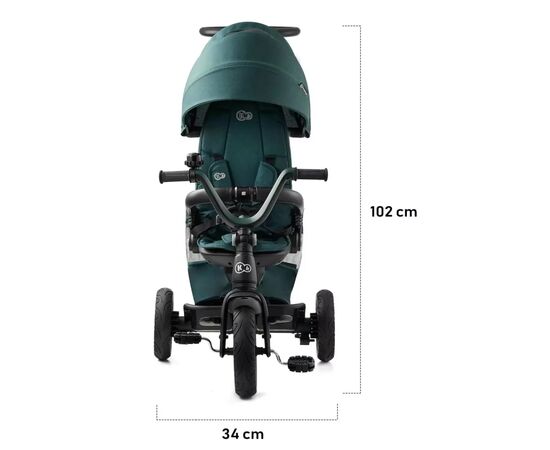 Детский велосипед Kinderkraft Easytwist Midnight Green (KKRETWIGRE0000) (5902533914500), изображение 6