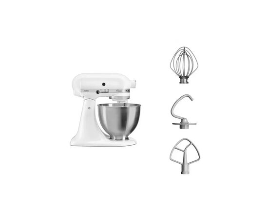 Кухонный комбайн KitchenAid 5K45SSEWH, изображение 8 Кухонный комбайн KitchenAid 5K45SSEWH, изображение 8