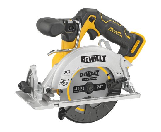 Дискова пила DeWALT 12В XR Li-lon, безщіткова, диск 140х20 мм, 2.2 кг, кейс TSTAK (без АКБ та ЗП) (DCS512NT)