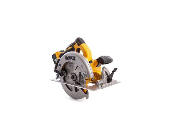 Дискова пила DeWALT 18В XR Li-Ion, диск 184х16 мм, 3.6 кг, 2x5Ah, кейс TSTAK (DCS570P2)