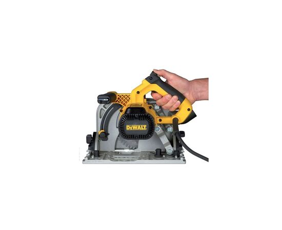 Дисковая пила DeWALT погружная ручная, 1300 Вт, диск 165х20 мм, 5.0 кг, кейс (DWS520K), изображение 5 Дисковая пила DeWALT погружная ручная, 1300 Вт, диск 165х20 мм, 5.0 кг, кейс (DWS520K), изображение 5