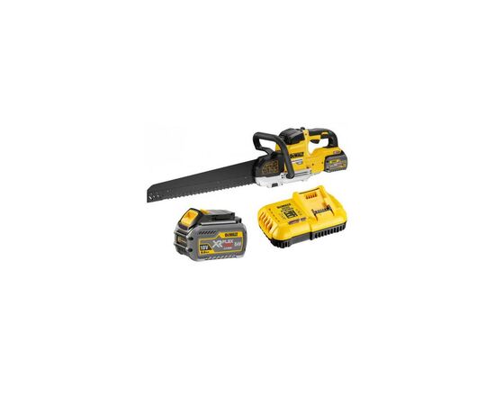 Шабельна пила DeWALT ALLIGATOR, 54В XR FLEXVOLT Li-Ion, полотно 295 мм, 5.5 кг, 2x2Ah, (DCS396T2)