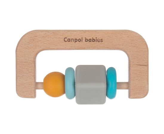 Прорезыватель Canpol babies деревянно-силиконовая Разноцветная (80/301), изображение 2 Прорезыватель Canpol babies деревянно-силиконовая Разноцветная (80/301), изображение 2