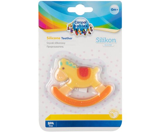 Прорезыватель Canpol babies силиконовая Конек (51/005), изображение 2 Прорезыватель Canpol babies силиконовая Конек (51/005), изображение 2