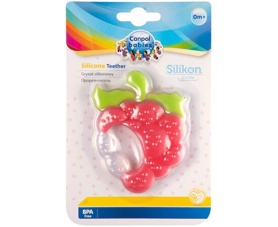 Прорезыватель Canpol babies силиконовая малина (51/004), изображение 2
