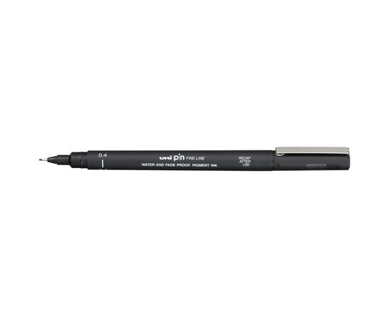 Лайнер UNI Pin Fine Linе Black 0.4 мм (PIN04-200.Black)