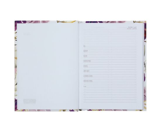 Еженедельник Buromax недатированный Posh А5, 288 страниц фиолетовый (BM.2013-01), изображение 2