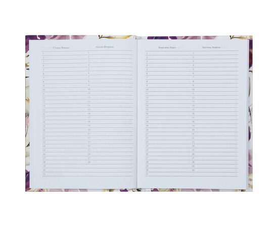 Еженедельник Buromax недатированный Posh А5, 288 страниц фиолетовый (BM.2013-01), изображение 3