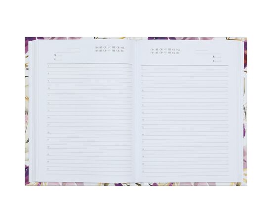 Еженедельник Buromax недатированный Posh А5, 288 страниц фиолетовый (BM.2013-01), изображение 5