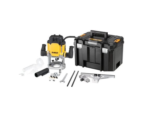 Фрезер DeWALT 9000 - 22000 об/мин, цанговый патрон 12 мм, кейс TSTAK (DWE625KT), изображение 2 Фрезер DeWALT 9000 - 22000 об/мин, цанговый патрон 12 мм, кейс TSTAK (DWE625KT), изображение 2