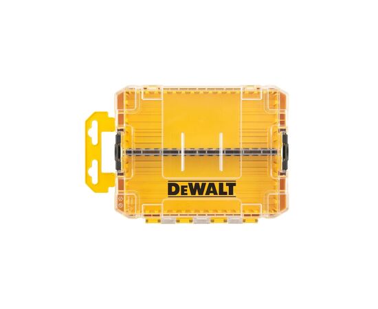 Ящик для инструментов DeWALT для бит системы TSTAK Tough Case М с футляро и кассетами 4 шт, разделители 6шт (DT70802), изображение 3 Ящик для инструментов DeWALT для бит системы TSTAK Tough Case М с футляро и кассетами 4 шт, разделители 6шт (DT70802), изображение 3