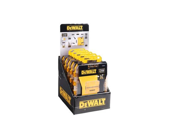 Ящик для инструментов DeWALT для бит системы TSTAK Tough Case М с футляро и кассетами 4 шт, разделители 6шт (DT70802), изображение 6 Ящик для инструментов DeWALT для бит системы TSTAK Tough Case М с футляро и кассетами 4 шт, разделители 6шт (DT70802), изображение 6