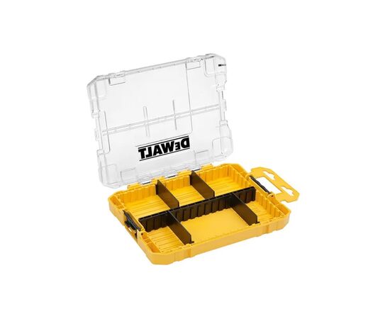 Ящик для інструментів DeWALT для біт системи TSTAK Tough Case М з футляро та касетами 4 шт, роздільники 6шт (DT70802)