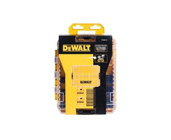 Ящик для инструментов DeWALT для бит системы TSTAK Tough Case М с футляром-2 шт, кассетами для бит 6 шт. (DT70803), изображение 4 Ящик для инструментов DeWALT для бит системы TSTAK Tough Case М с футляром-2 шт, кассетами для бит 6 шт. (DT70803), изображение 4