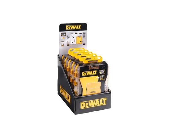 Ящик для инструментов DeWALT для бит системы TSTAK Tough Case М с футляром-2 шт, кассетами для бит 6 шт. (DT70803), изображение 5 Ящик для инструментов DeWALT для бит системы TSTAK Tough Case М с футляром-2 шт, кассетами для бит 6 шт. (DT70803), изображение 5