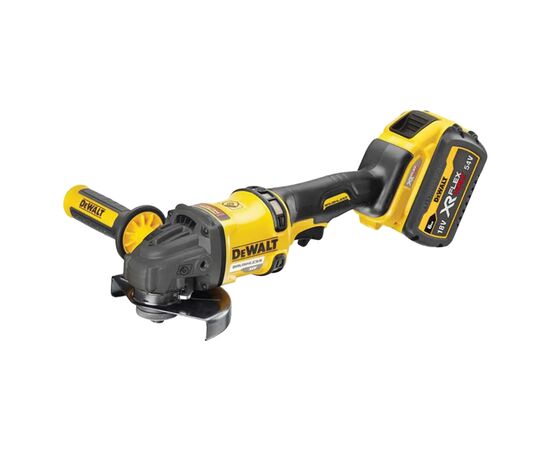 Шлифовальная машина DeWALT XR FLEXVOLT, 54 В, 2x2Ah, 9000 об/мин (DCG418T2), изображение 2 Шлифовальная машина DeWALT XR FLEXVOLT, 54 В, 2x2Ah, 9000 об/мин (DCG418T2), изображение 2