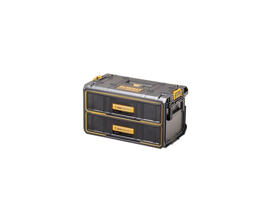 Ящик для инструментов DeWALT TOUGHSYSTEM 2.0, 555х320х320 мм, модуль на 2 ящика (DWST83529-1), изображение 3 Ящик для инструментов DeWALT TOUGHSYSTEM 2.0, 555х320х320 мм, модуль на 2 ящика (DWST83529-1), изображение 3