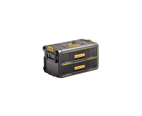 Ящик для инструментов DeWALT TOUGHSYSTEM 2.0, 555х320х320 мм, модуль на 2 ящика (DWST83529-1), изображение 4 Ящик для инструментов DeWALT TOUGHSYSTEM 2.0, 555х320х320 мм, модуль на 2 ящика (DWST83529-1), изображение 4