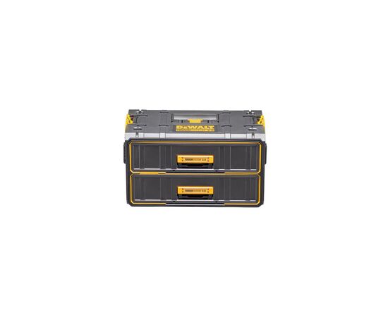 Ящик для инструментов DeWALT TOUGHSYSTEM 2.0, 555х320х320 мм, модуль на 2 ящика (DWST83529-1), изображение 5 Ящик для инструментов DeWALT TOUGHSYSTEM 2.0, 555х320х320 мм, модуль на 2 ящика (DWST83529-1), изображение 5