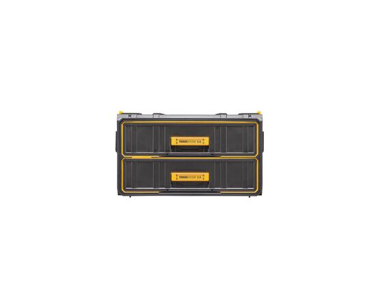 Ящик для инструментов DeWALT TOUGHSYSTEM 2.0, 555х320х320 мм, модуль на 2 ящика (DWST83529-1), изображение 6 Ящик для инструментов DeWALT TOUGHSYSTEM 2.0, 555х320х320 мм, модуль на 2 ящика (DWST83529-1), изображение 6