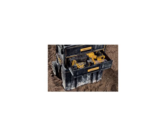 Ящик для инструментов DeWALT TOUGHSYSTEM 2.0, 555х320х320 мм, модуль на 2 ящика (DWST83529-1), изображение 7 Ящик для инструментов DeWALT TOUGHSYSTEM 2.0, 555х320х320 мм, модуль на 2 ящика (DWST83529-1), изображение 7