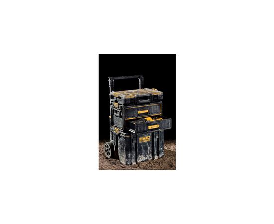 Ящик для инструментов DeWALT TOUGHSYSTEM 2.0, 555х320х320 мм, модуль на 2 ящика (DWST83529-1), изображение 8 Ящик для инструментов DeWALT TOUGHSYSTEM 2.0, 555х320х320 мм, модуль на 2 ящика (DWST83529-1), изображение 8