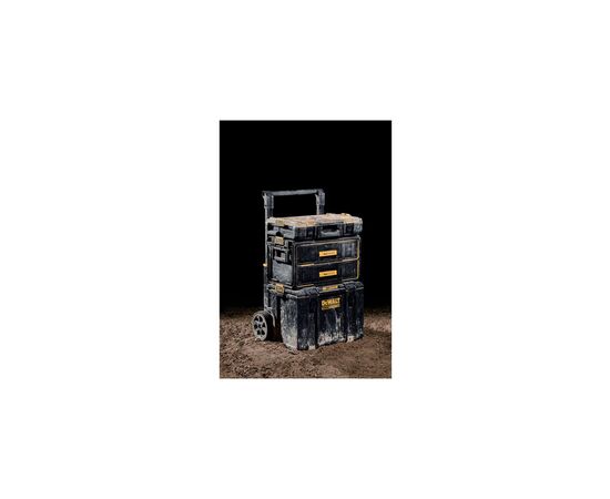 Ящик для инструментов DeWALT TOUGHSYSTEM 2.0, 555х320х320 мм, модуль на 2 ящика (DWST83529-1), изображение 9 Ящик для инструментов DeWALT TOUGHSYSTEM 2.0, 555х320х320 мм, модуль на 2 ящика (DWST83529-1), изображение 9