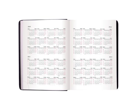 Еженедельник Buromax недатированный Base А4 из бумвинила на 288 страниц красный (BM.2094-05), изображение 7