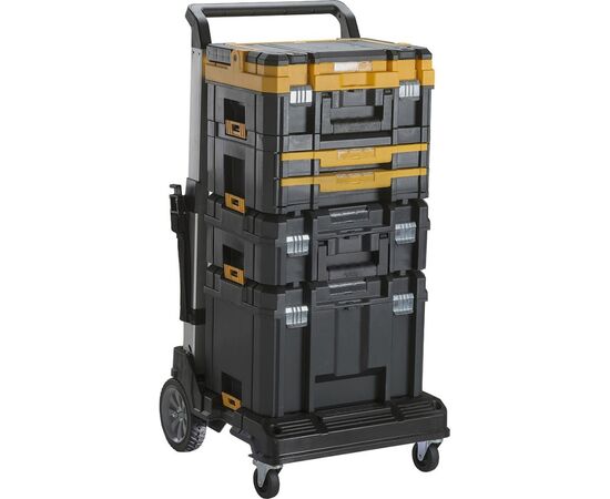 Тележка грузовая DeWALT для инструментальных ящиков TSTAK, до 100 кг (DWST1-71196), изображение 4 Тележка грузовая DeWALT для инструментальных ящиков TSTAK, до 100 кг (DWST1-71196), изображение 4